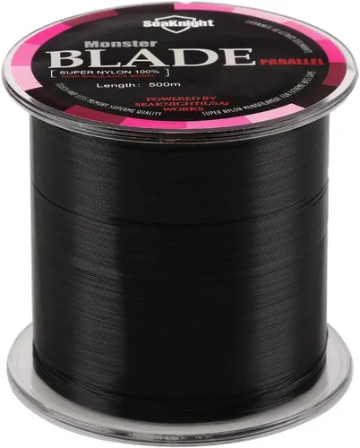 Línea de pesca monofilamento SeaKnight Blade, 547 yardas/1094 yardas de material japonés, alta resistencia a la abrasión, baja ductilidad y memoria,