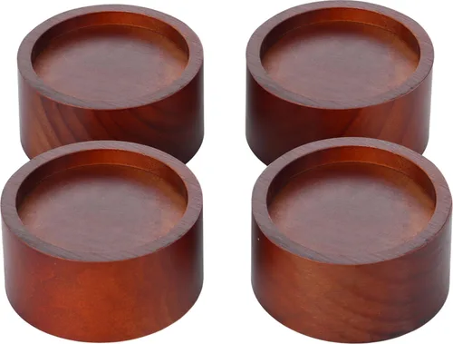 Miniatura 9 de Lufia Elevadores de madera de pino maciza de 1, 2 o 2.6 pulgadas, elevadores de muebles duraderos para camas, sofás, escritorios, diseño elegante