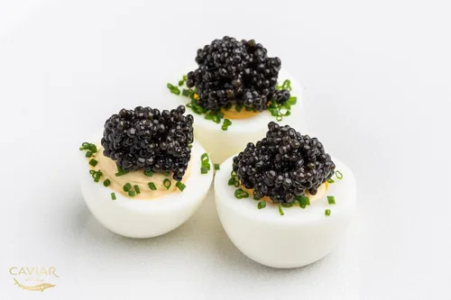 Miniatura 7 de 𝐁𝐄𝐒𝐓𝐒𝐄𝐋𝐋𝐄𝐑 Premium Caviar de Esturión Siberiano Real Negro - 100 g - (3.5 oz) - Clásico Esturión Malossol Esturión Negro Roe - [NOVIEMBRE 2025]