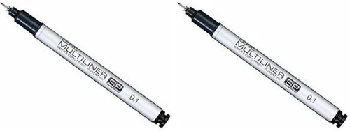 Miniatura 2 de Copic Multiliner SP - Marcador de tinta negra, punta 0.1