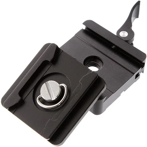 Miniatura 4 de FocusFoto Pinza QR P50 + Juego de placas de liberación rápida de 1/4 pulgadas, adaptador de 1.969 in, montaje de 3/8 pulgadas, universal
