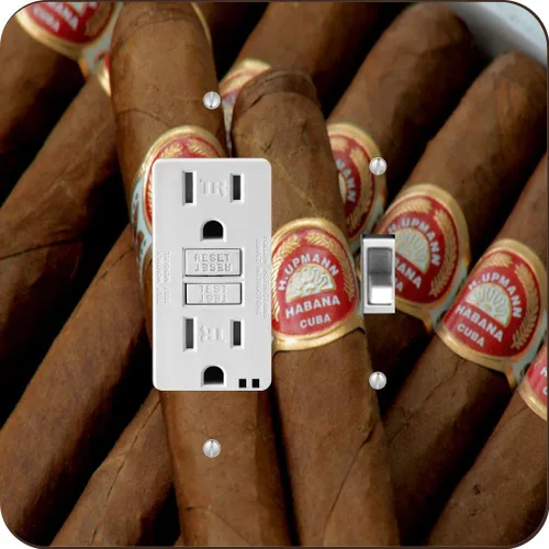 Miniatura 4 de Cuban Cigars Havana Cigar - Cubierta de placa de salida - Placa de interruptor de cubierta de salida - Cubierta de salida