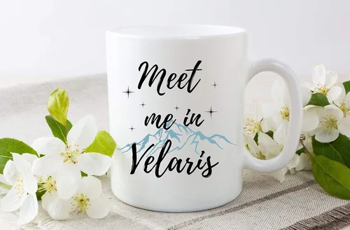 Miniatura 3 de Balor Meet Me In Velaris - A Court of Thorns and Roses- ACOTAR - Regalo inspirado en Sarah J Maas, taza de café Bookish regalo para amiga, novia