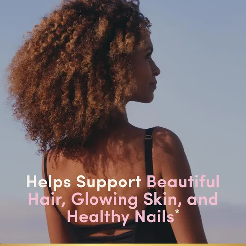 Miniatura 2 de Nature’s Bounty Soluciones óptimas Gomitas de pectina avanzadas para cabello, piel y uñas, 2x biotina por porción, gomitas sin pegajosidad, fórmula
