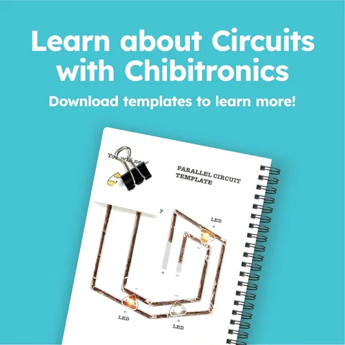 Miniatura 4 de Chibitronics Rollo de cinta de tela conductora, 0.157 in de ancho, 32 pies/(32.8 ft de longitud)