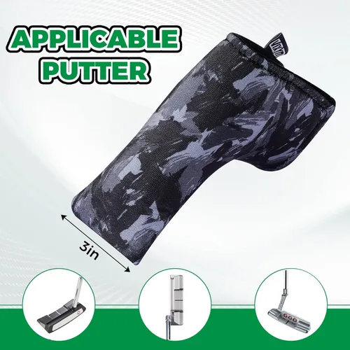 Miniatura 2 de VIXYN Cubierta para putter Blade – Fundas para putter de golf de primera calidad – Cubiertas magnéticas con forro polar