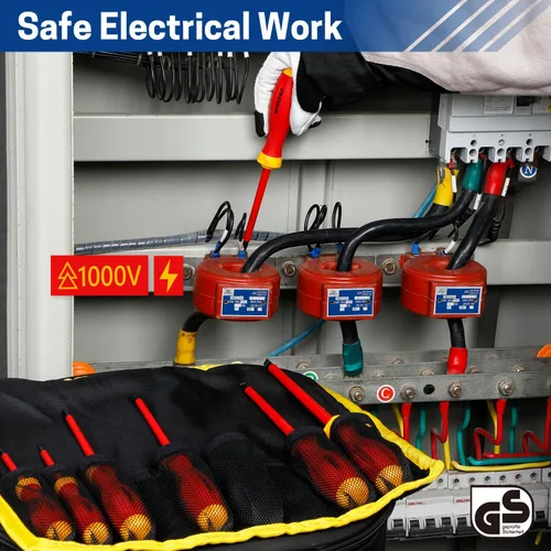 Miniatura 6 de Juego de destornilladores aislados de 1000 V, juego de destornilladores eléctricos para electricista, herramientas de reparación con Phillips