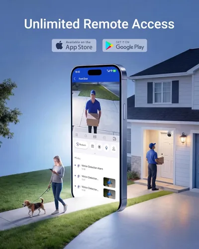 Miniatura 2 de ANNKE Grabadora de video digital 3K Lite de 8 canales, H.265+ DVR híbrido 5 en 1 con detección de IA humanos/vehículos, acceso remoto para cámara