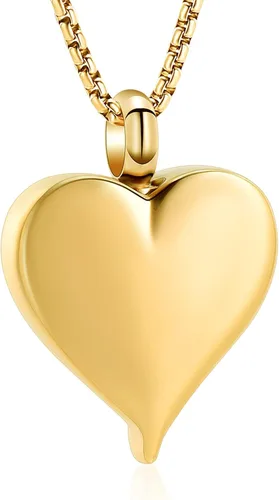 Miniatura 2 de Oinsi God have you in his arms have you in my heart - Collar de cremación para cenizas para mujeres y hombres, ala de ángel conmemorativa urna