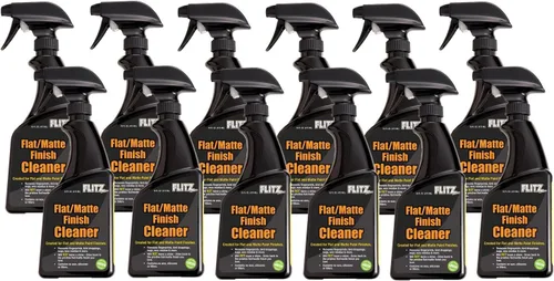 Miniatura 7 de Flitz Limpiador de acabado mate plano, botella de 8 onzas de aerosol de vinilo hecho en Estados Unidos para eliminar fácilmente la grasa, cera