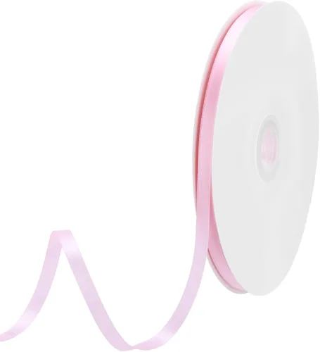 Miniatura 13 de MECCANIXITY Cinta de satén de 3/8 pulgadas de 50 yardas, de grogrén, de seda sólida, fina para ramo de boda, para regalo del día de San Valentín