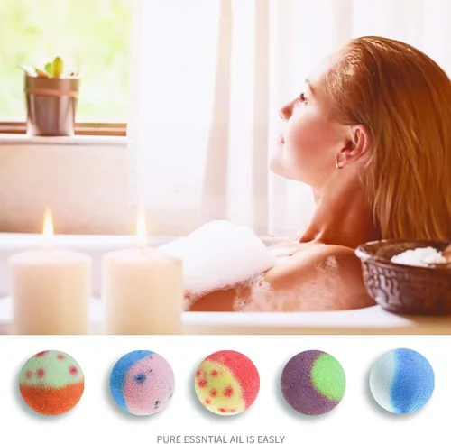 Miniatura 8 de Set de regalo de bombas de baño, 10 bombas de burbujas orgánicas, para el día de San Valentín, Navidad