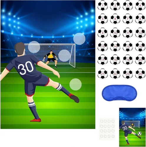 Miniatura 6 de PLULON Pin The Baseball Party Game para niños Pin The Baseball en el Guante y el Batón Póster grande con pegatinas para decoraciones de pared