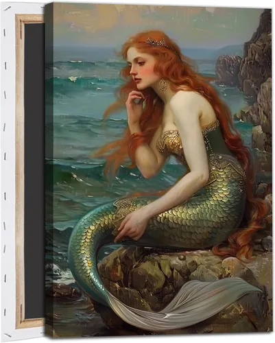 Miniatura 11 de Arte de pared de mujer vintage, cuadro de retrato de mujer, arte de pared de castillo, arte de pared victoriana, lienzo de dama victoriana, pintura