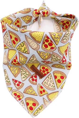 Miniatura 32 de Unique Style Paws Bandanas para perros, 1 unidad, lavables, de algodón, triangular, para otoño, con margaritas de abeja, para perros y gatos