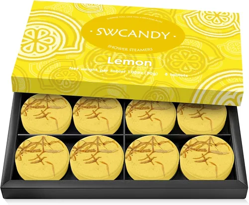 Miniatura 14 de SWCANDY - Vaporizadores de ducha de aromaterapia, regalos de cumpleaños para mujeres, esenciales de viaje, 8 piezas de romero, bombas de baño
