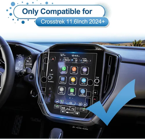 Miniatura 2 de Protector de pantalla Crosstrek 2024 2025 2026 para Subaru Crosstrek (Base/Premium/Sport/Limited/Wilderness) Pantalla táctil de 11.6 pulgadas