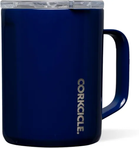 Corkcicle Taza de Café Clásica - Acero Inoxidable con Triple Aislamiento para Viajes - Tapa a Prueba de Roturas - Mantiene la Bebida Caliente por