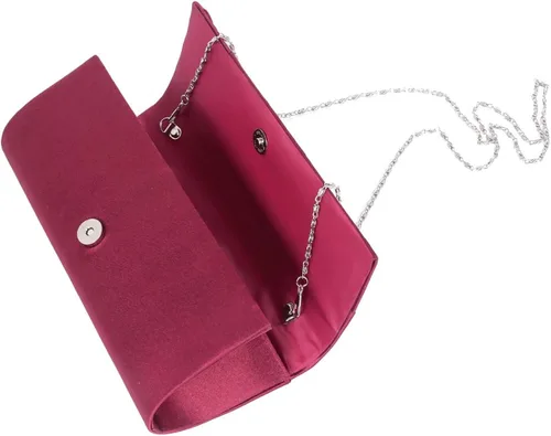 Miniatura 5 de Mujer Damara grandes satén Bowknot Prop boda novia bolsas de embrague noche