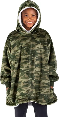 Miniatura 37 de Bare Home B-Cozy - Manta con capucha, para llevar puesta, suave, afelpada, de sherpa, cálida, acogedora, de gran tamaño, disponible en tamaños