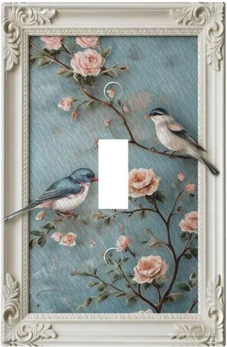 Miniatura 144 de Cubiertas Decorativas de Arte para Interruptores de Luz, Hojas de Otoño, Placa de Pared de Palanca Individual, Cubierta Decorativa de Interruptor
