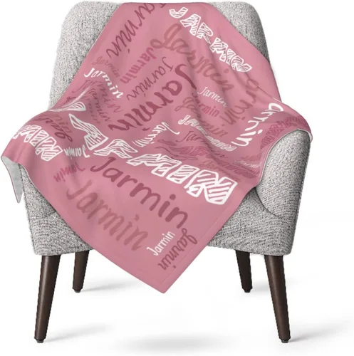 Miniatura 4 de Manta de bebé personalizada para niñas, manta suave personalizada con nombre para recién nacidos, niños pequeños, cumpleaños, artículos esenciales