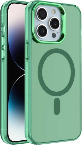 Miniatura 43 de S. Tedazo Funda magnética para iPhone 7/8 Plus (5.5 pulgadas) compatible con MagSafe, [no amarillenta] delgada, a prueba de golpes, funda para Negro