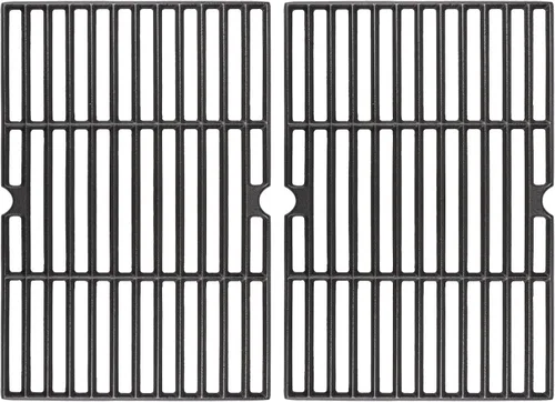 Hisencn 70-01-634 Rejillas de cocción para Dyna-Glo DGF350CSP DGF350CSP-D DGH353CRP, 15.5 '' X 21 '' para Dyna Glo 2 quemadores Rejillas de parrilla