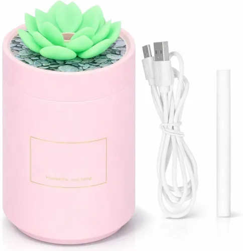 Mini humidificador, humidificadores USB para dormitorio, humidificador de gato, cactus silencioso para el hogar, dormitorio, automóvil, dormitorio,
