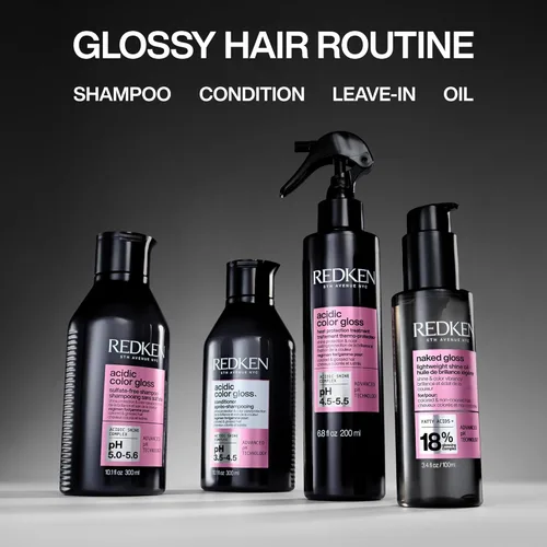 Miniatura 5 de Redken Juego de champú y acondicionador sin sulfato de color ácido para protección del color y brillo para ayudar a extender el color y el brillo