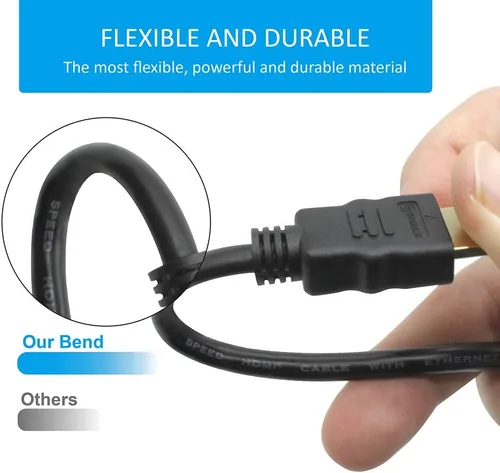 Miniatura 4 de Steren Cable HDMI de alta velocidad 517-303BK con Ethernet (3 pies)