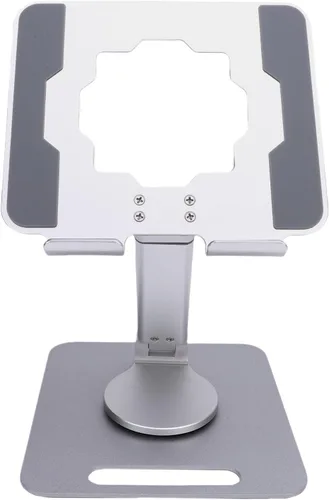 Miniatura 10 de Tyenaza Aluminum Alloy Tablet Stand Rotating Foldable Adjustable Desktop Phone Tablet Holder Hollow Out Heat Dissipation for Live Streaming Drawing