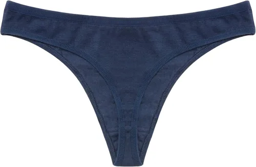 Miniatura 4 de ANZERMSIX - Parte de abajo de bikini tipo tanga algodón transpirable paquete de 6
