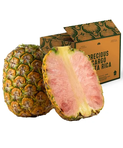 Melissa's Produce Pinkglow® Piña - Piña fresca y naturalmente rosa con sabor tropical dulce - Repleta de licopeno y vitamina C - Cultivada en Costa