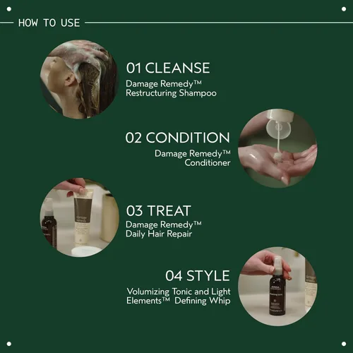 Miniatura 6 de Aveda Damage Remedy Restructuring Shampoo for Damaged Hair Repairs and Strengthens Damaged Hair with Quinoa Protein 92% Naturally Derived, 8.5