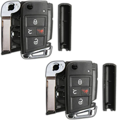 Miniatura 8 de Carcasa de funda para llave remota sin llave para VW Volkswagen (NBGFS12P01)