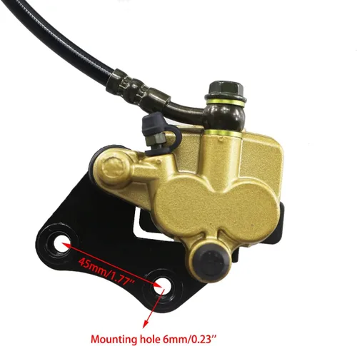 Miniatura 3 de PRO BAT Sistema maestro hidráulico de pinza de freno delantero para 50cc 70cc 90cc 110cc 125cc chino PIT Trail PRO Dirt Bike Golden SSR Apollo Dorado