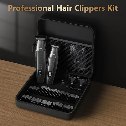 Miniatura 6 de Ufree - Cortapelo profesional para hombres con bolsa, juego de cortapelos y recortadores para hombres, juego de cortapelos de barbero, cortapelos