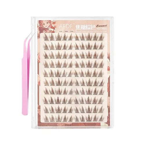 Miniatura 46 de Extensión de Pestañas DIY Efecto 3D Natural Individual 9/11/12mm Pestañas 80 Racimos Pestañas de Volumen Set Mixto, Extensión de Pestañas Caseras