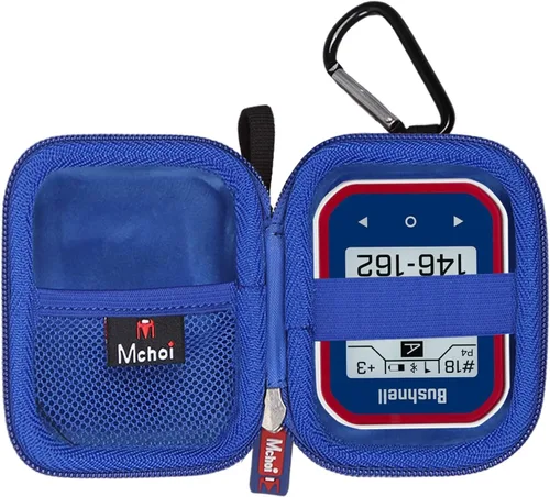 Miniatura 11 de Mchoi Funda GPS de golf adecuada para Bushnell Golf Phantom 2/3, para Swami KISS 2.0 Golf Handheld GPS Rangefinder, rojo, solo funda