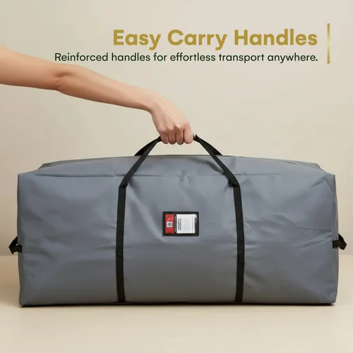 Miniatura 5 de HOLIDAY SPIRIT Bolsa de almacenamiento para árbol de Navidad, bolsa impermeable para árbol de Navidad con asas reforzadas duraderas y cremalleras