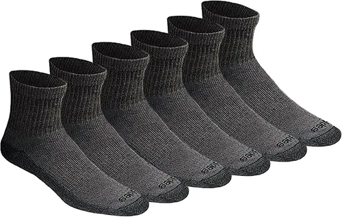 Miniatura 20 de Dickies Calcetines Dri-Tech para hombre con control de humedad, disponibles en tallas M-XXL (6, 12, 18 pares)
