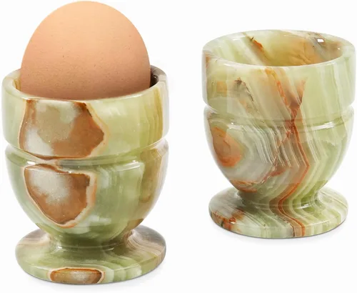 Miniatura 8 de Radicaln Huevos de mármol de 2.5 pulgadas, negro, hecho a mano, soporte para huevos, encimera, ideal para huevos hervidos, juego de tazas y soporte