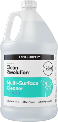 Miniatura 6 de Clean Revolution Suministro de repuesto para limpiador de superficies múltiples, no tóxico, ecológico y a base de plantas, listo para usar, lavanda