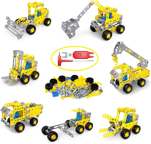 Miniatura 10 de Ferthor Fun Juguetes de Construcción STEM para Niños de 8-12 Años, Conjuntos Creativos Serie de Camiones de Bomberos Kit de Modelo, Juguetes