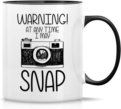 Miniatura 13 de Retreez Taza divertida – Photographer cause Badass Miracle Worker isn't Official Job Tittle Tazas de café de cerámica de 11 onzas – Divertido