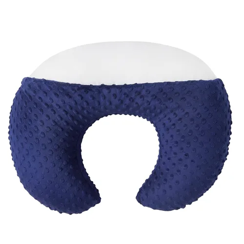 Miniatura 10 de Juego de almohada de lactancia con funda para mamás que amamantan, almohadas de lactancia ultrasuaves para bebé recién nacido niño o niña