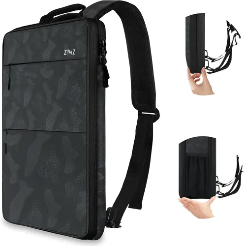 Miniatura 12 de ZINZ Mochila delgada y expandible para laptop con funda de 15, 15.6 y 16 pulgadas, bolsa resistente a derrames para notebooks, estuche
