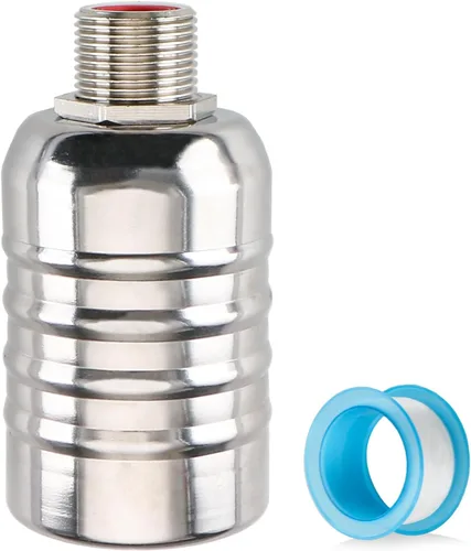 Baomain Válvula automática de control de nivel de agua, rosca macho de 3/4 pulgadas, válvula de flotador de cierre automático, acero inoxidable 304