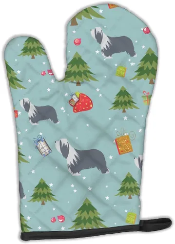 Miniatura 114 de Caroline's Treasures BB4872OVMT - Guante de horno de Navidad Affenpinscher resistente al calor, grueso para sartenes calientes y horno, manopla